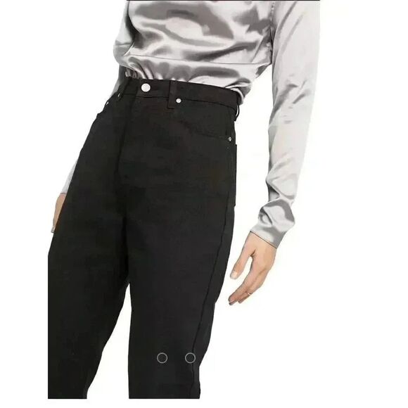 Missguided Tall Women's Black Cotton Cotton/Poly/Spandex Jeans - Picture 3 of 14